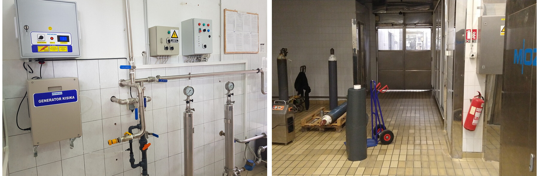 Postrojenje za obradu vode i industrijski pogon.
